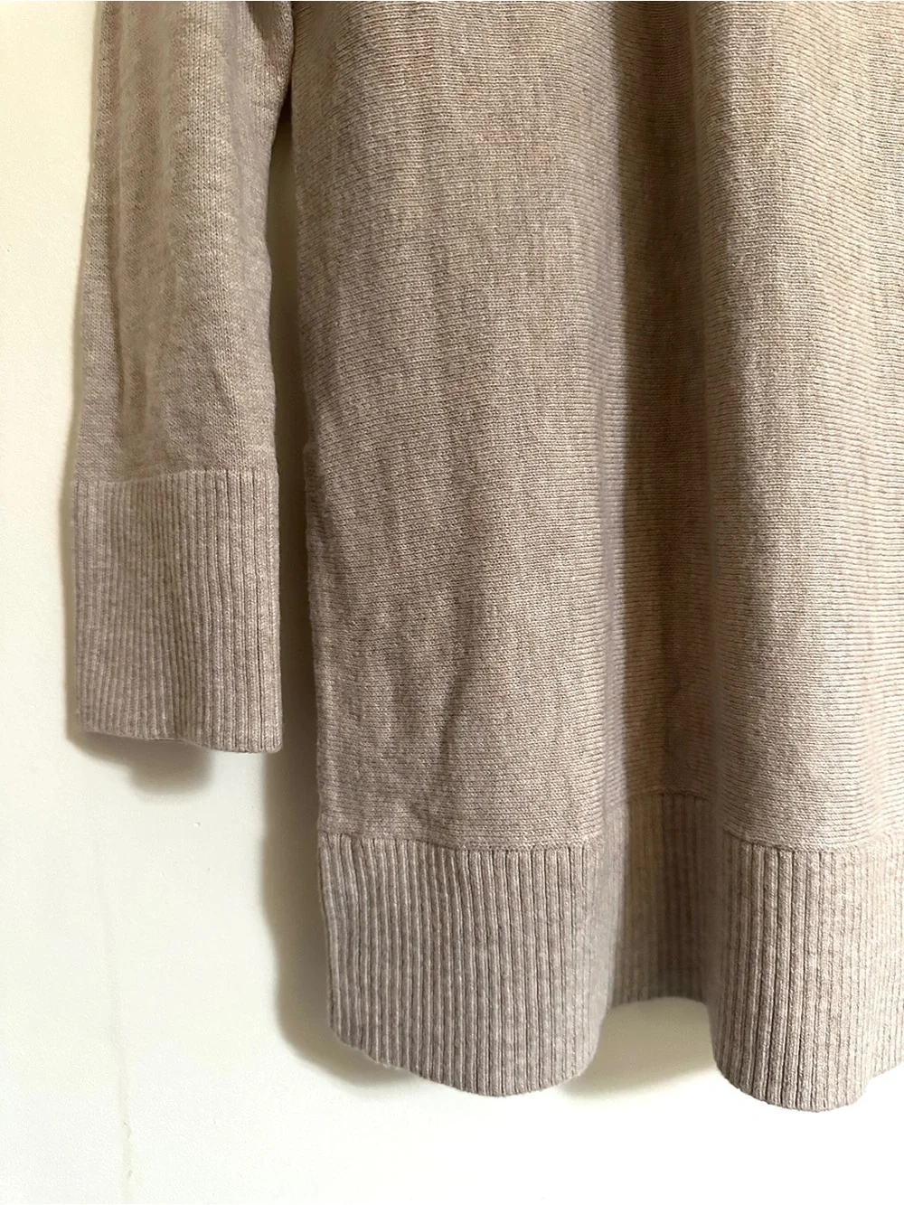 LOFT Beige Turtleneck Sweater